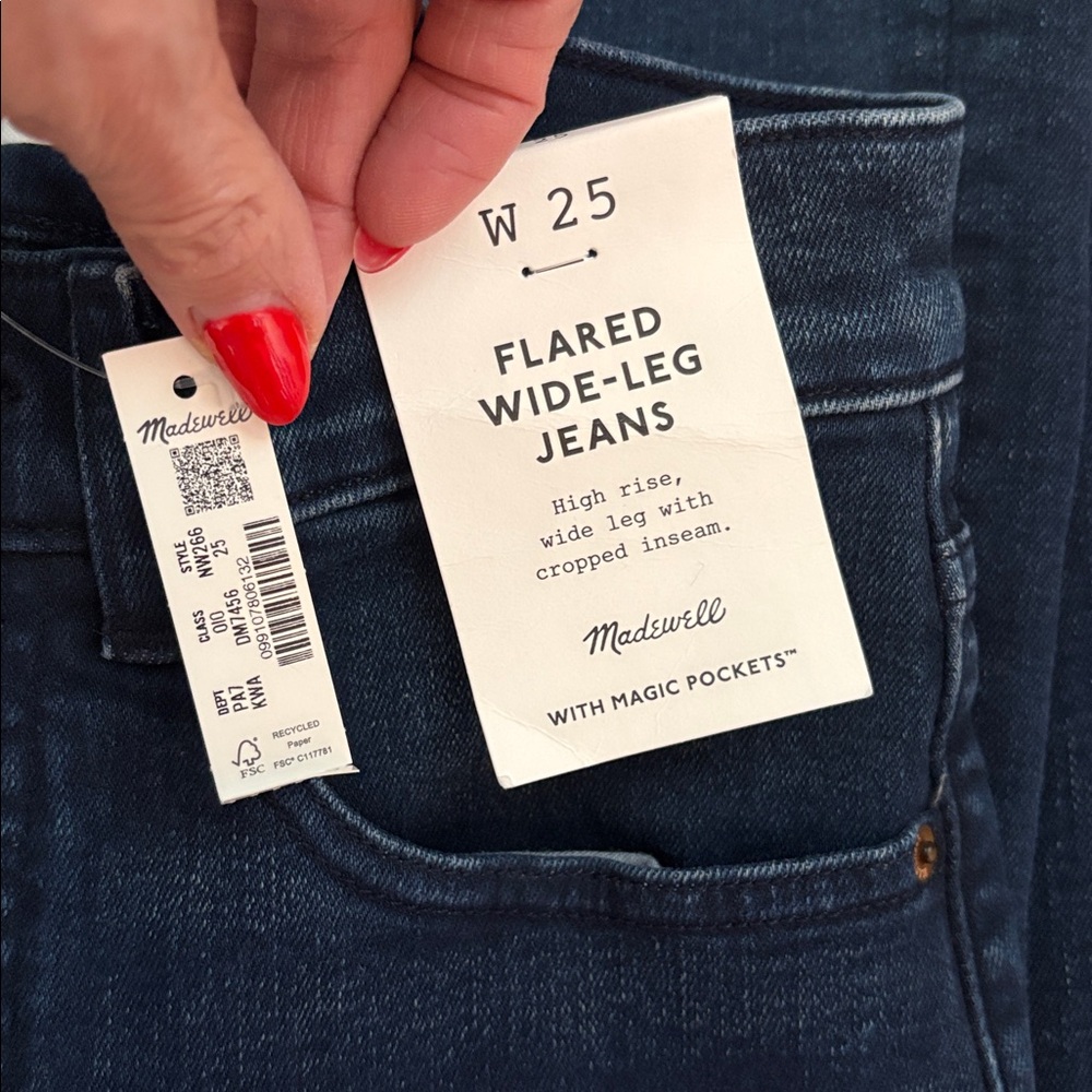 MADEWELL FLARED WIDE-LEG JEANS 👖 - Picture 7 of 13